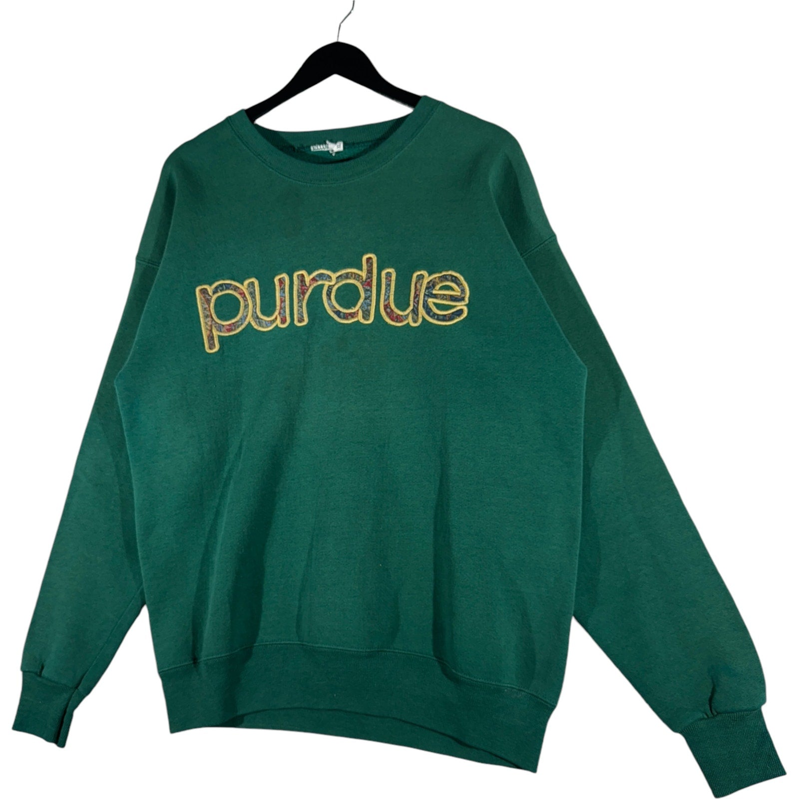 Vintage Purdue University Spellout Crewneck