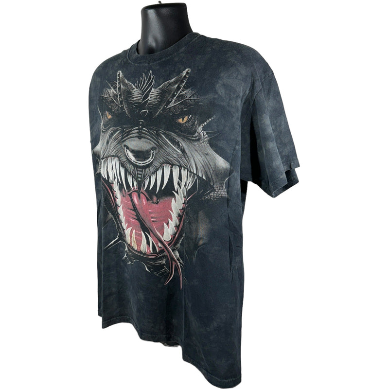 Vintage Big Face Tie-Dye Dragon Tee