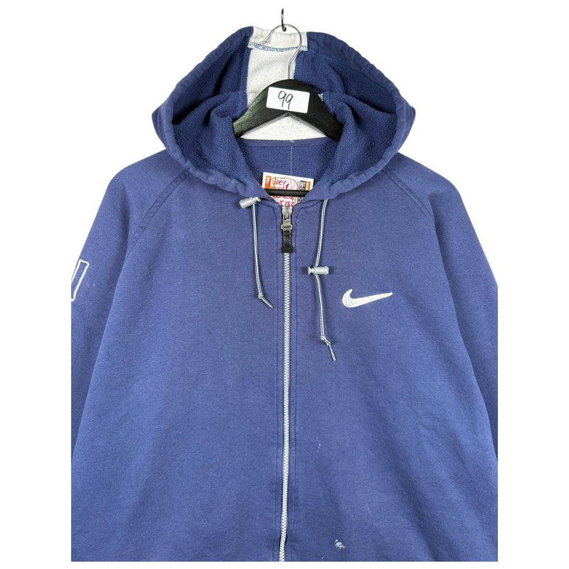 Vintage Nike Swoosh Boxy Full Zip Hoodie