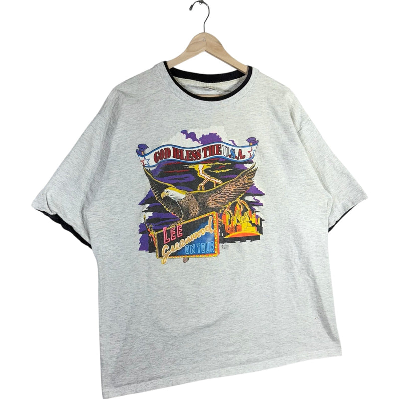 Vintage Lee Greenwood "God Bless The U.S.A." Tour Tee 1998