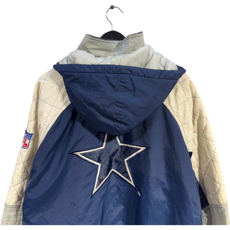 Vintage Starter Dallas Cowboys Logo NFL Puffer Jacket