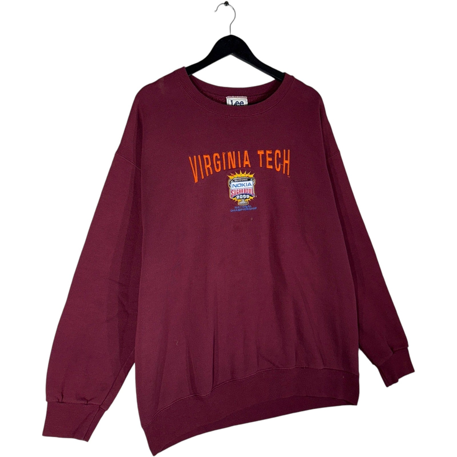 Vintage Virginia Tech Football Sugar Bowl Crewneck 2000