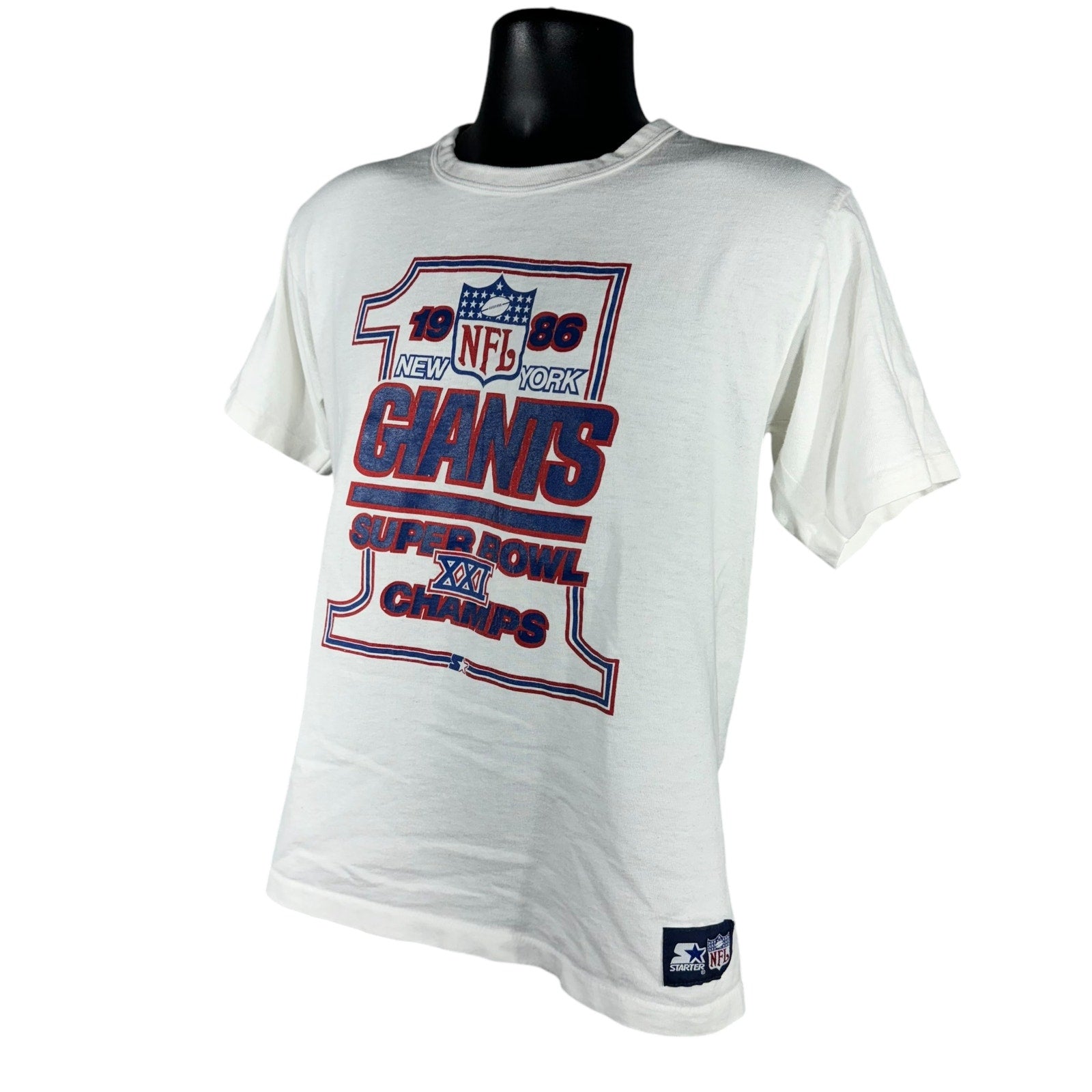 Vintage Starter New York Giants Super Bowl Tee 1986