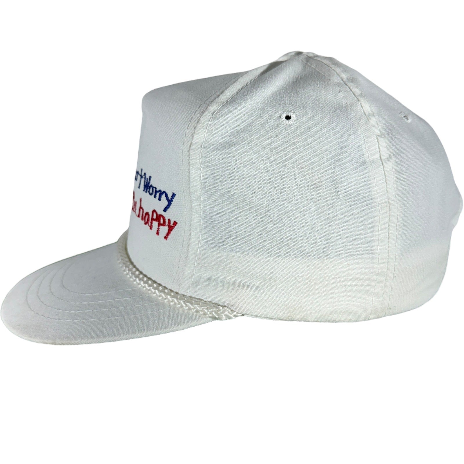 Vintage "Don't Worry Be Happy" Snapback Trucker Hat