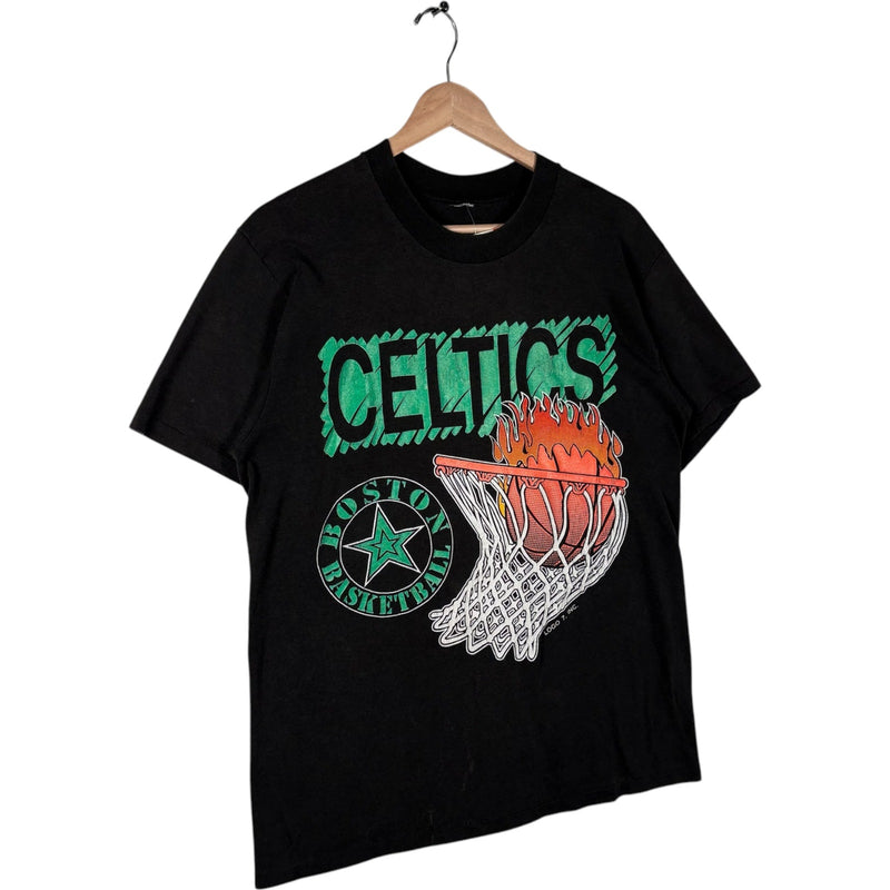 Vintage Boston Celtics Large Basketball Logo NBA Tee