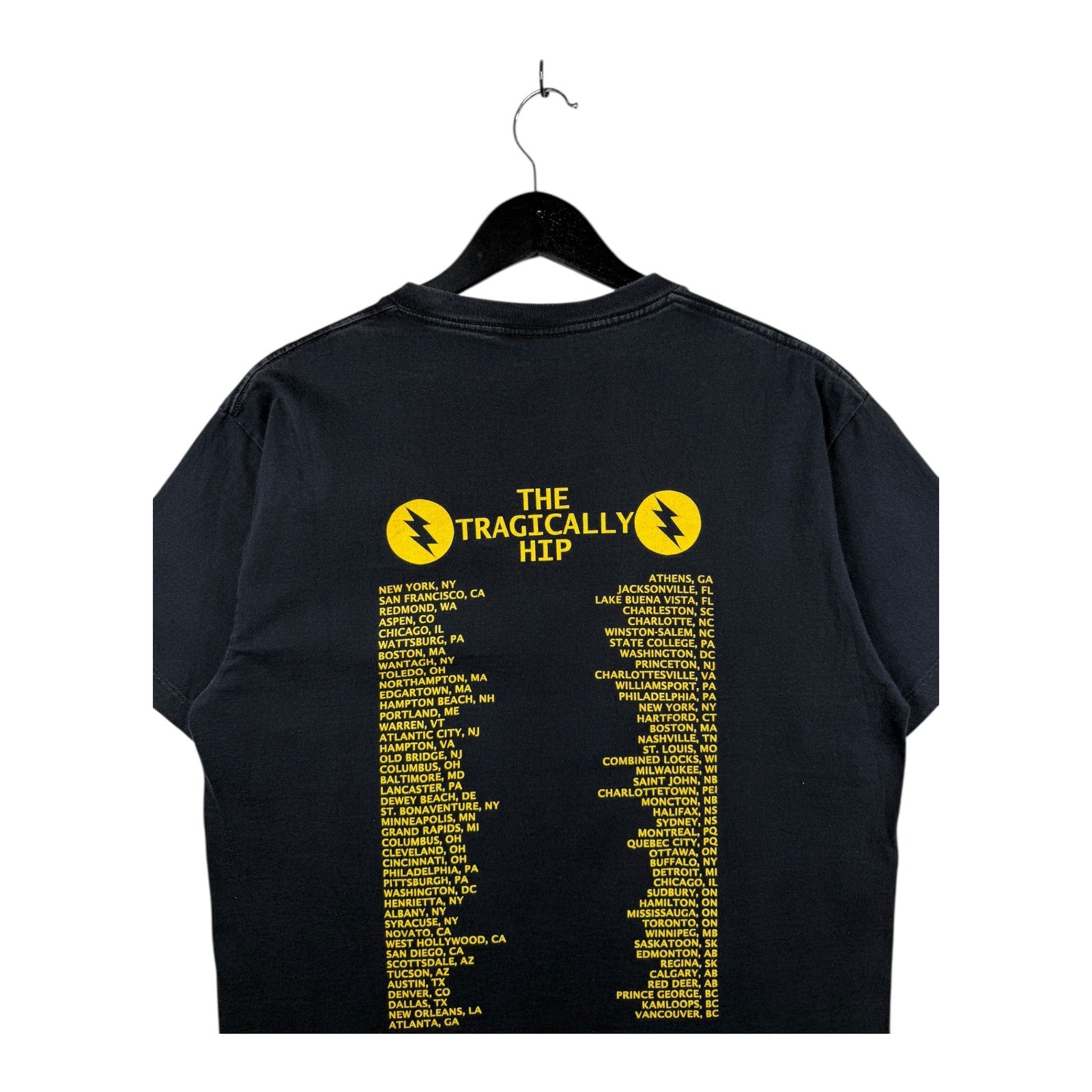 Vintage The Tragically Hip Phantom Power Tour T-Shirt