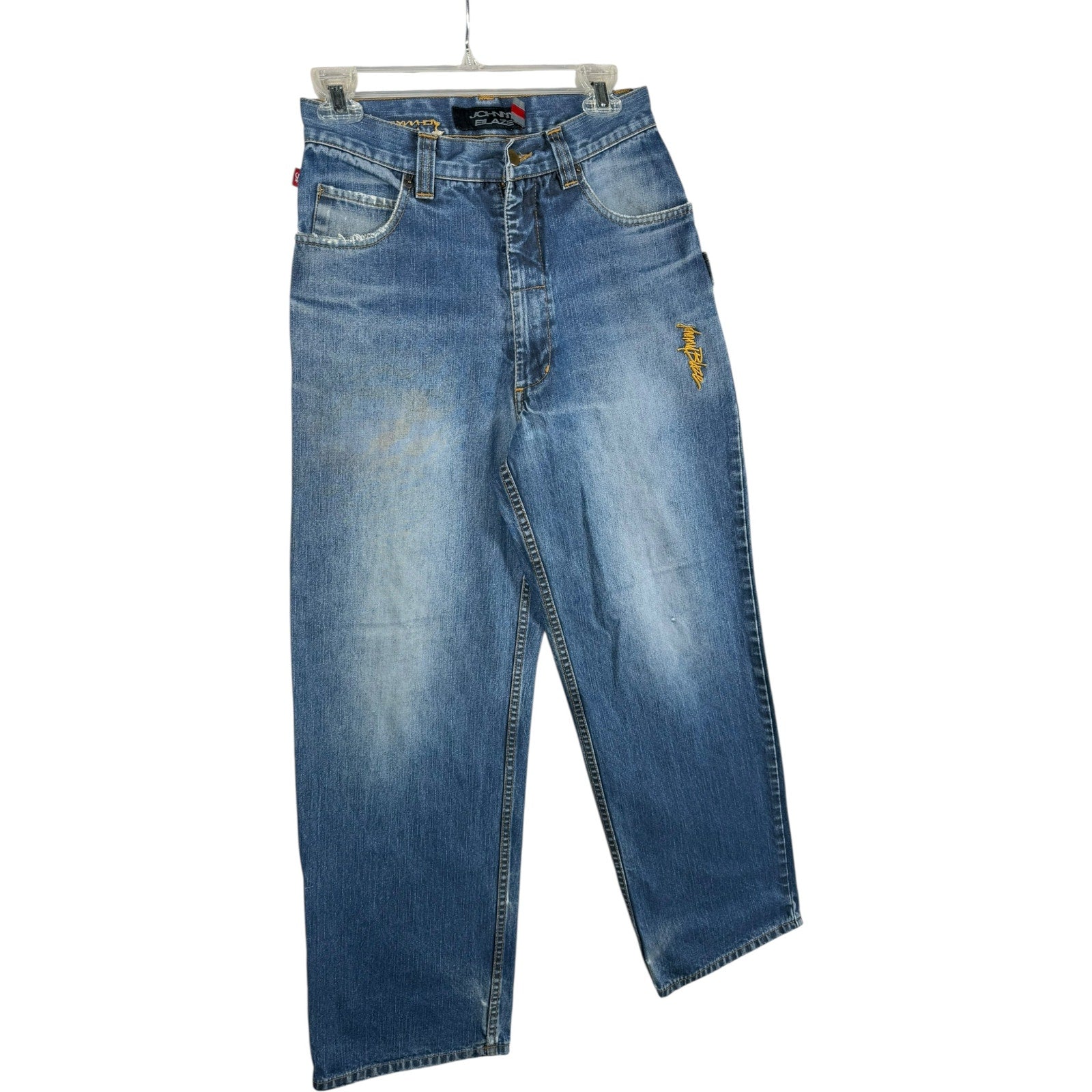 Vintage Johnny Blaze Wide Leg Denim Jeans 28