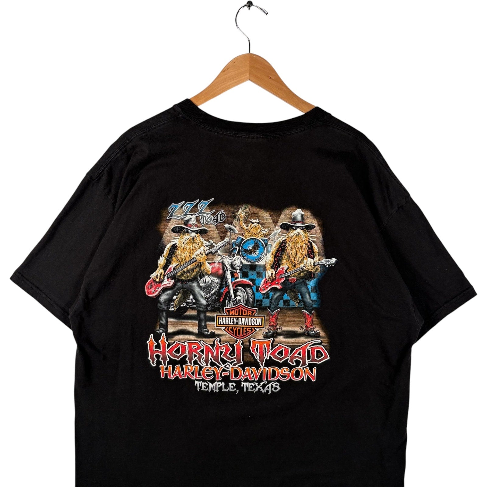 Vintage Harley Davidson "Horny Toad" Temple Texas Tee