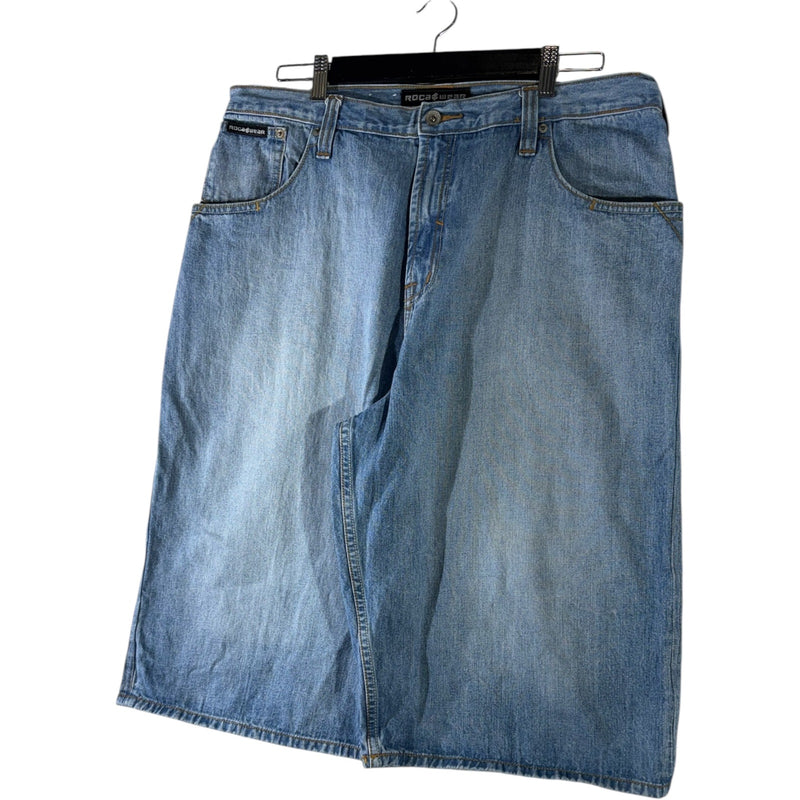 Vintage Rocawear Wide Leg Denim Shorts 38