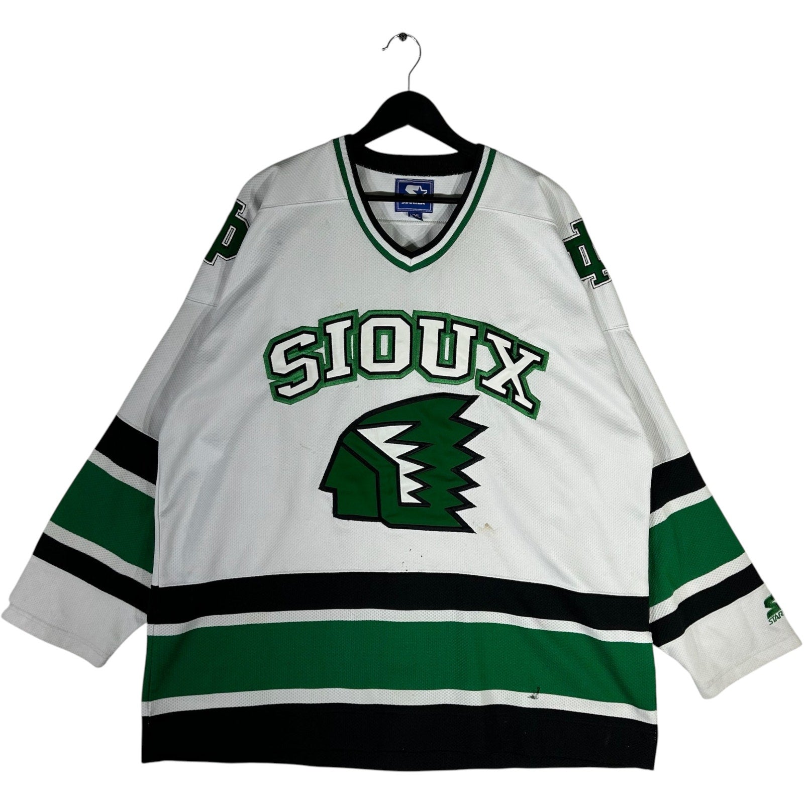 Vintage Starter University Of North Dakota Sioux Jersey