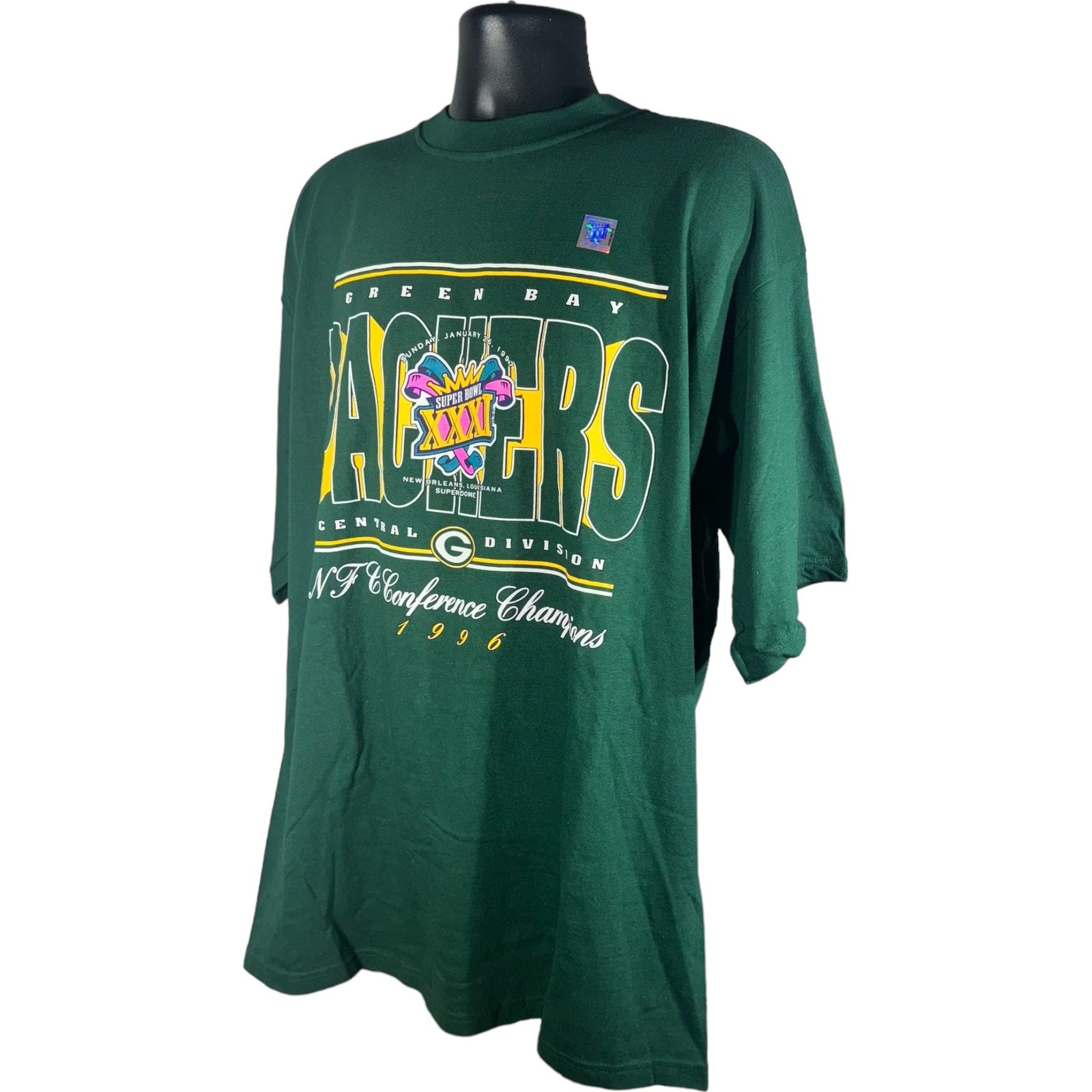 Vintage Green Bay Packers Conference Champions Tee 1996