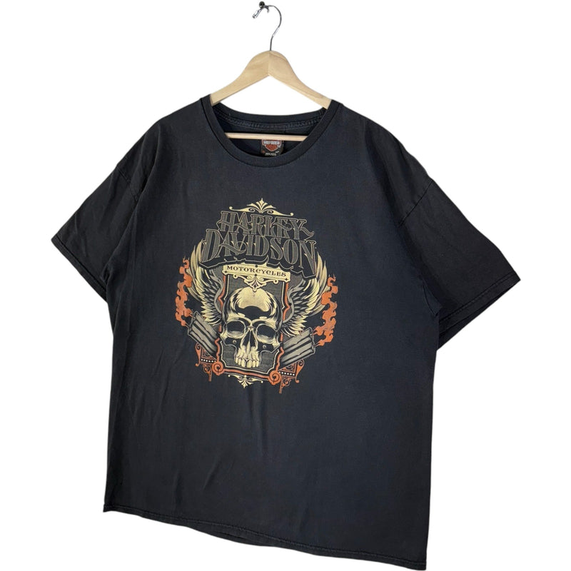 Vintage Harley Davidson Skull Motor Tee
