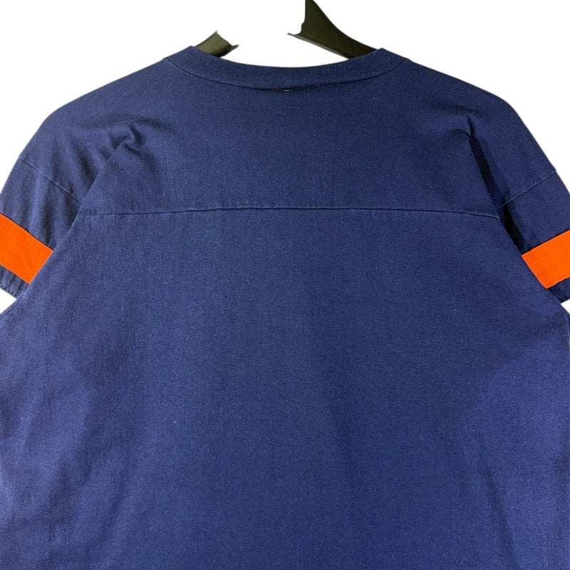 Vintage Chicago Bears NFL Graphic V-Neck T-Shirt