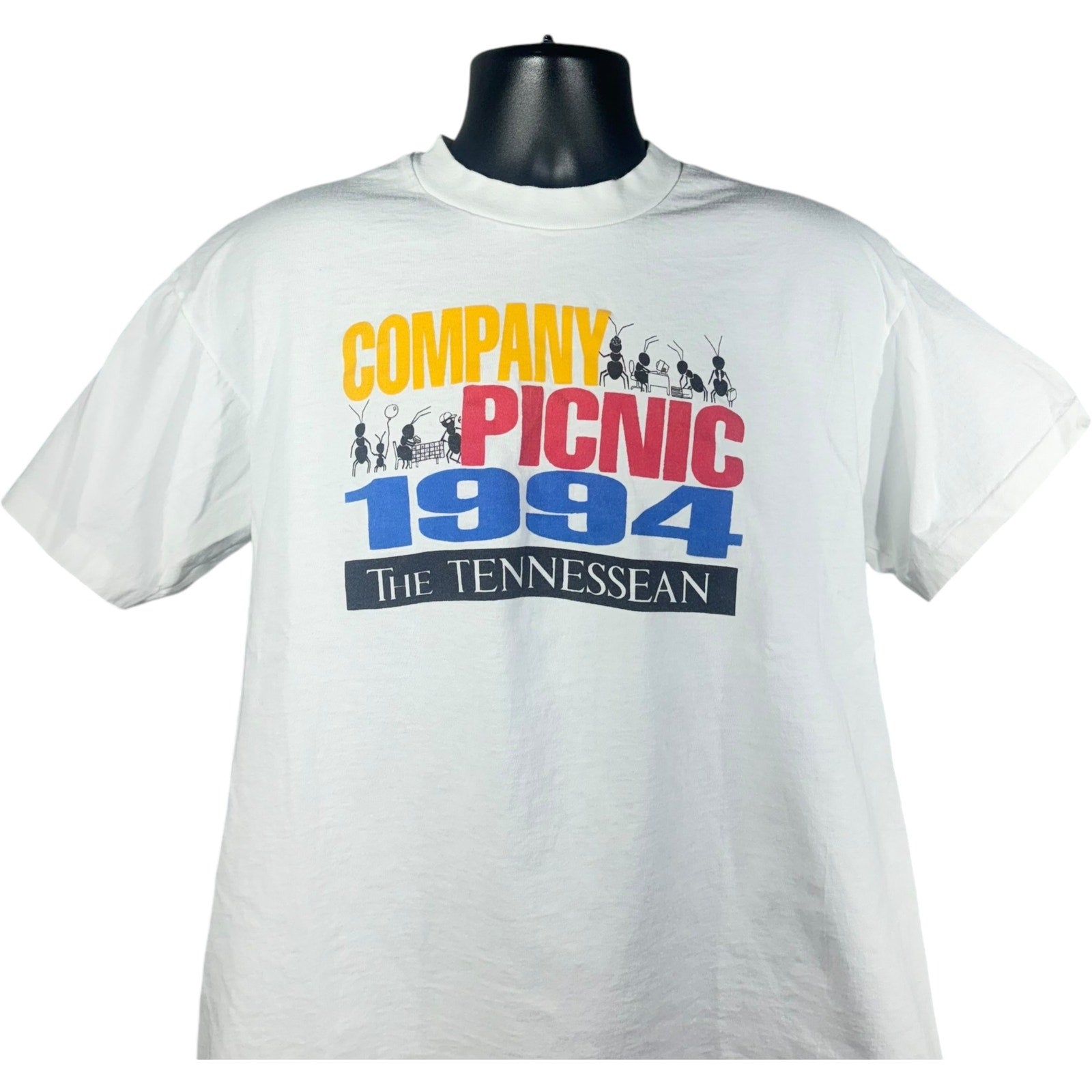 Vintage The Tennessean Company Picnic Tee 1994