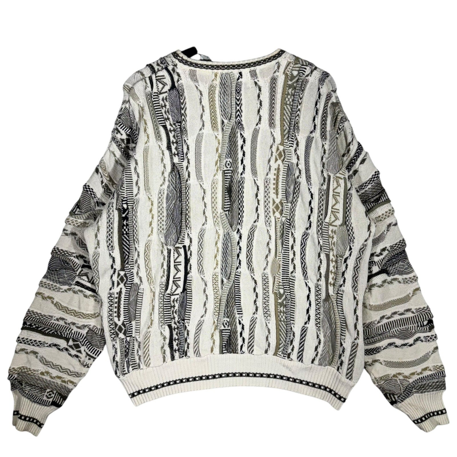 Vintage Florence Tricot Coogi Style 3D Knit Sweater