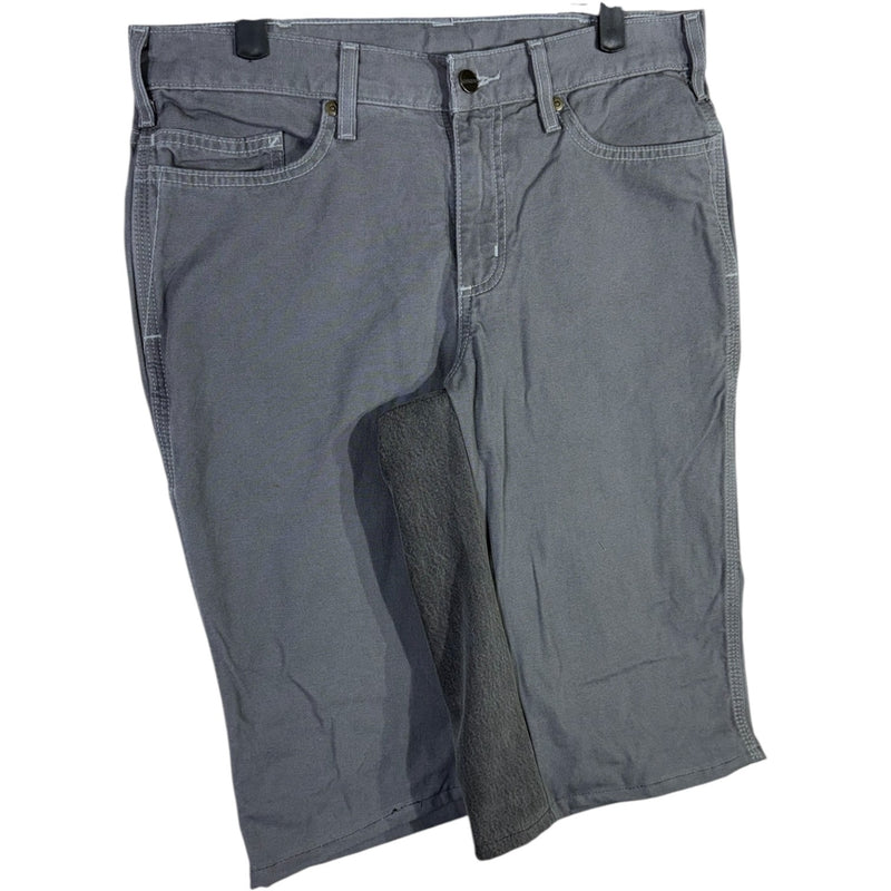 Vintage Women's Carhartt Cut & Sew Cargo Shorts 10