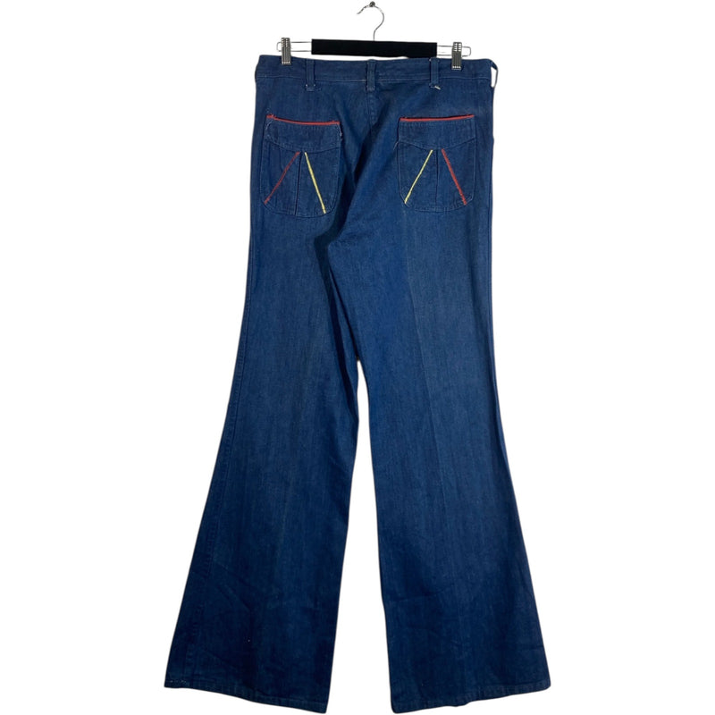 Vintage Flared Denim Jeans 32 x 33