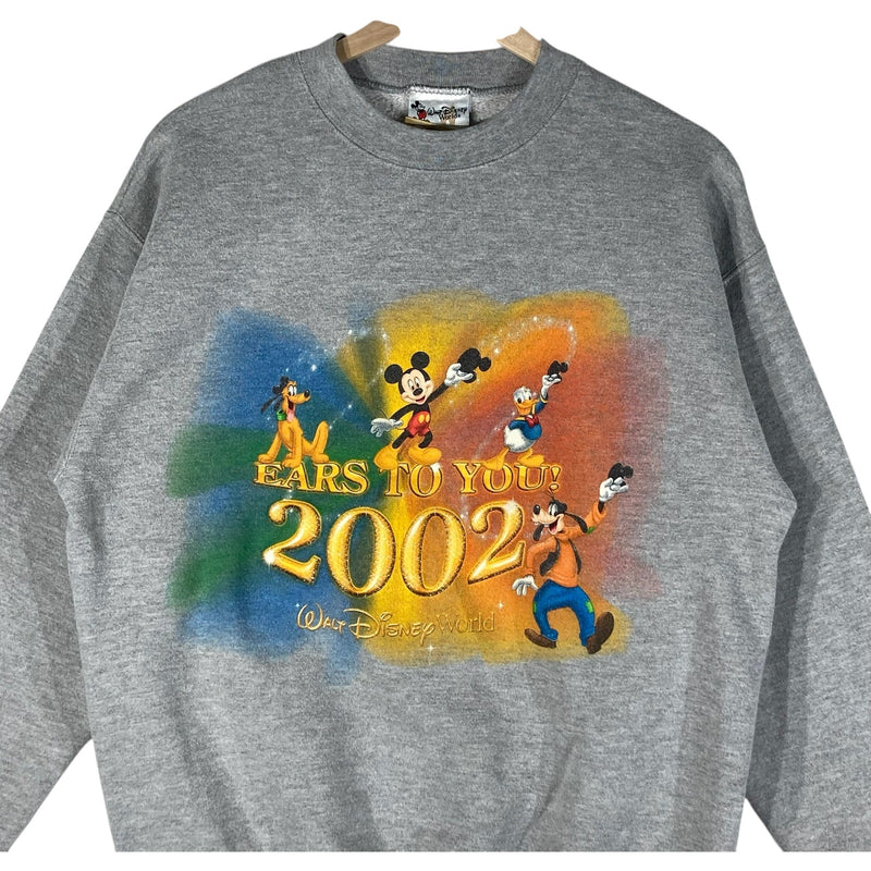 Vintage Disney "Ears To You!" Mickey Mouse Crewneck 2002