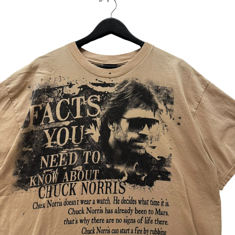 Vintage"Facts You Need To Know About Chuck Norris"Tee