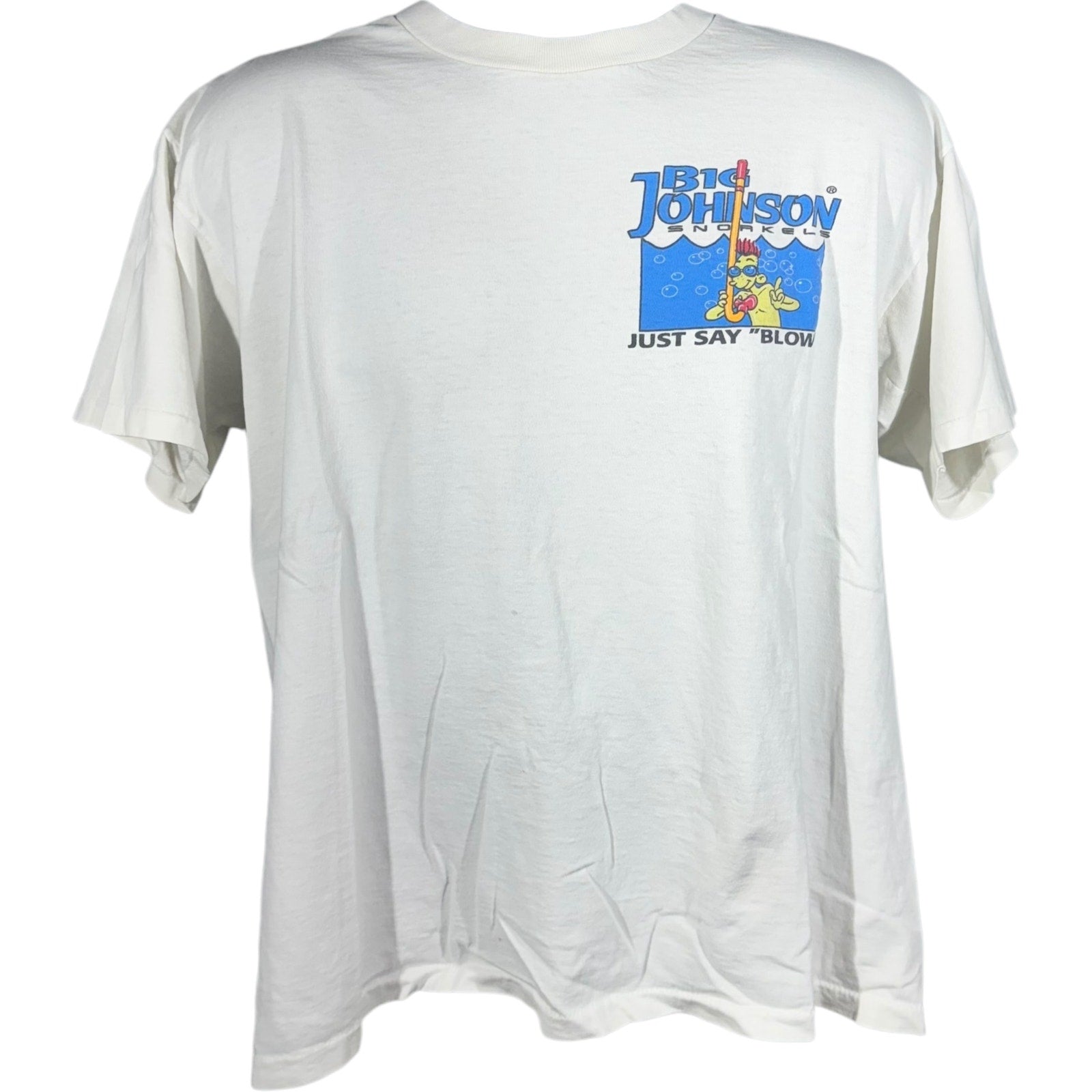 Vintage Big Johnson Snorkle Raunchy Humour Tee 90s