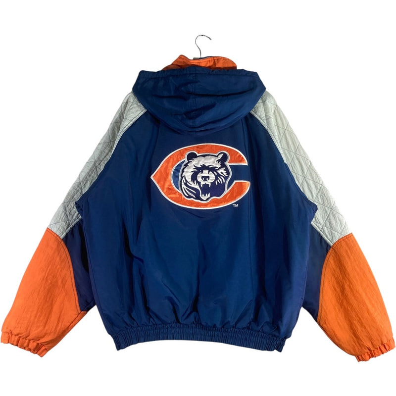 Vintage Starter Chicago Bears NFL Hooded Quilted Jacket