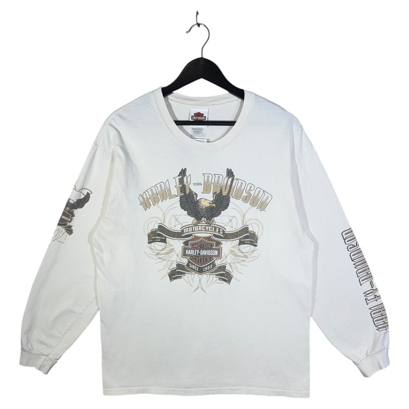 Vintage Harley Davidson Legacy Effingham IL Long Sleeve T-Shirt