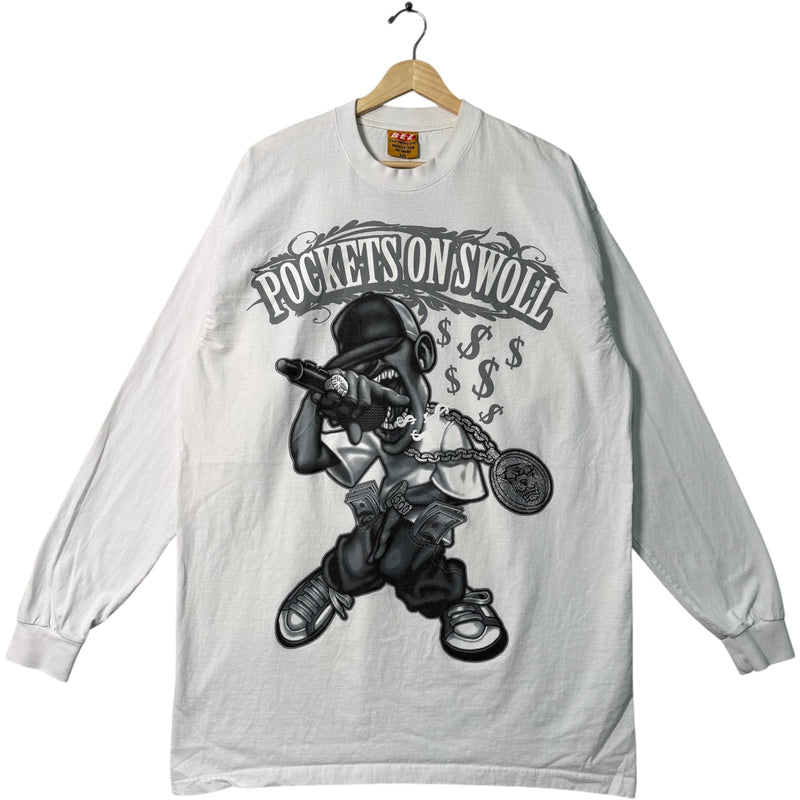 Vintage "Pockets on Swoll" Rapper Long Sleeve