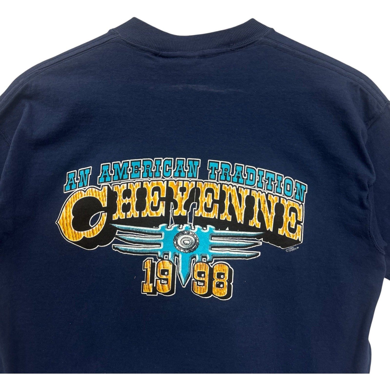 Vintage Cheyenne Wyoming An American Tradition Tee 1998