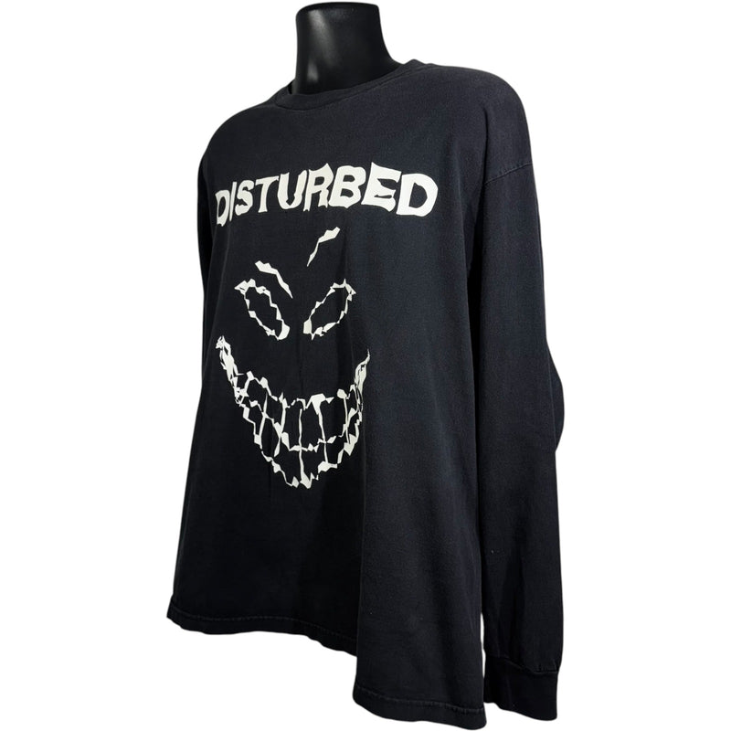 Vintage Disturbed Smiley Face Band Long Sleeve