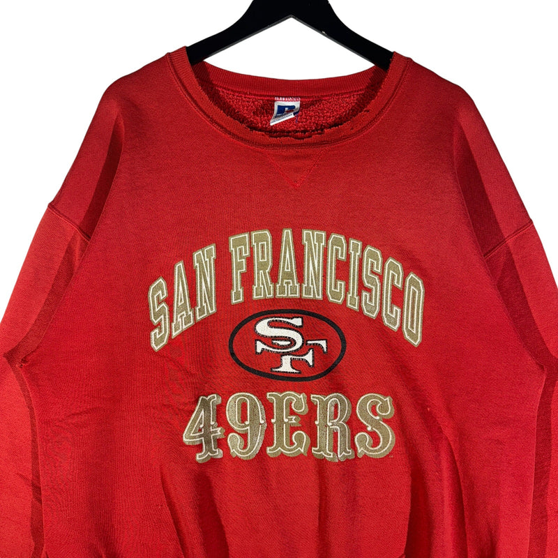 Vintage Russell San Fransisco 49ers Spellout Crewneck