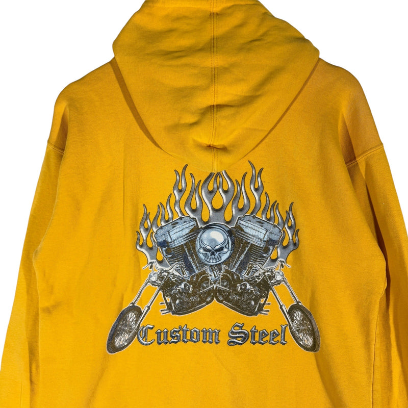 Vintage Biker Custom Steel Hoodie