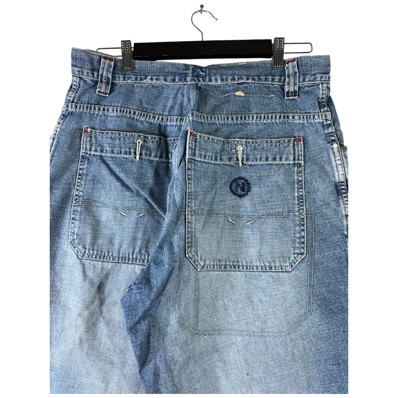 Vintage Wide Leg Denim Shorts 32