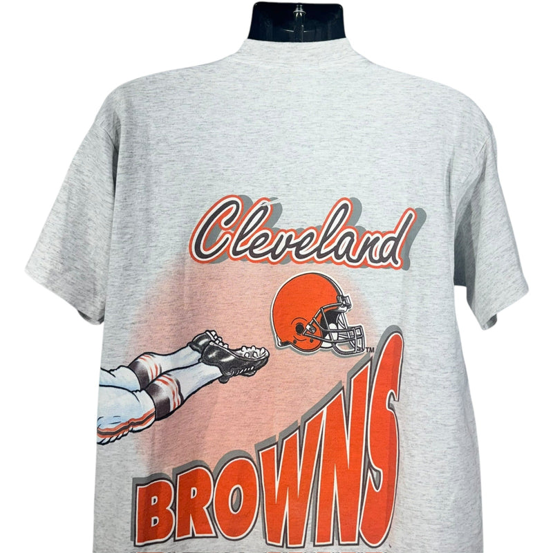 Vintage Salem Sportswear Cleveland Browns Wrap Around NFL Tee