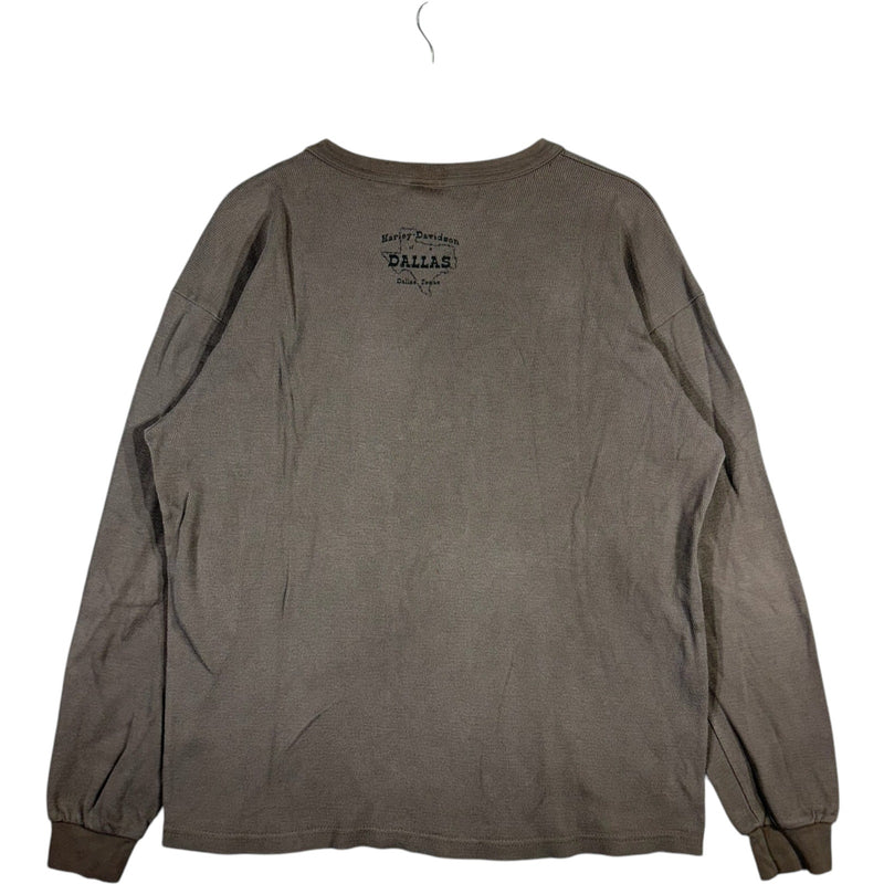 Vintage Harley Davidson Dallas "You Either Have One Or You Don't"  Long Sleeve