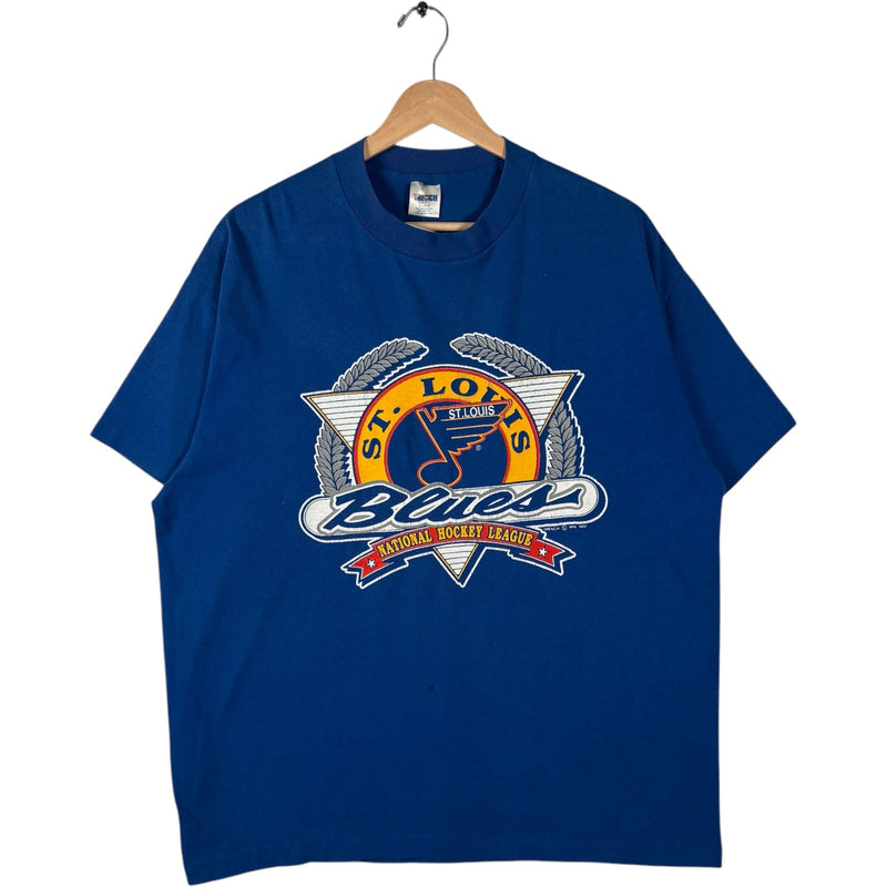 Vintage St. Louis Blues Crest Logo NHL Tee 90s