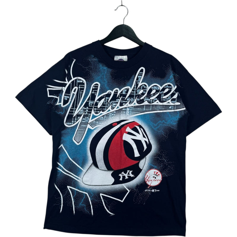 Vintage New York Yankees Lightning Hat AOP Tee