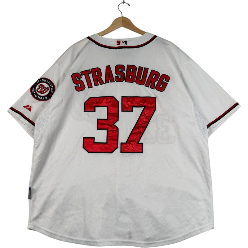 Vintage Majestic Washington Nationals Stephen Strasburg #37 MLB Jersey