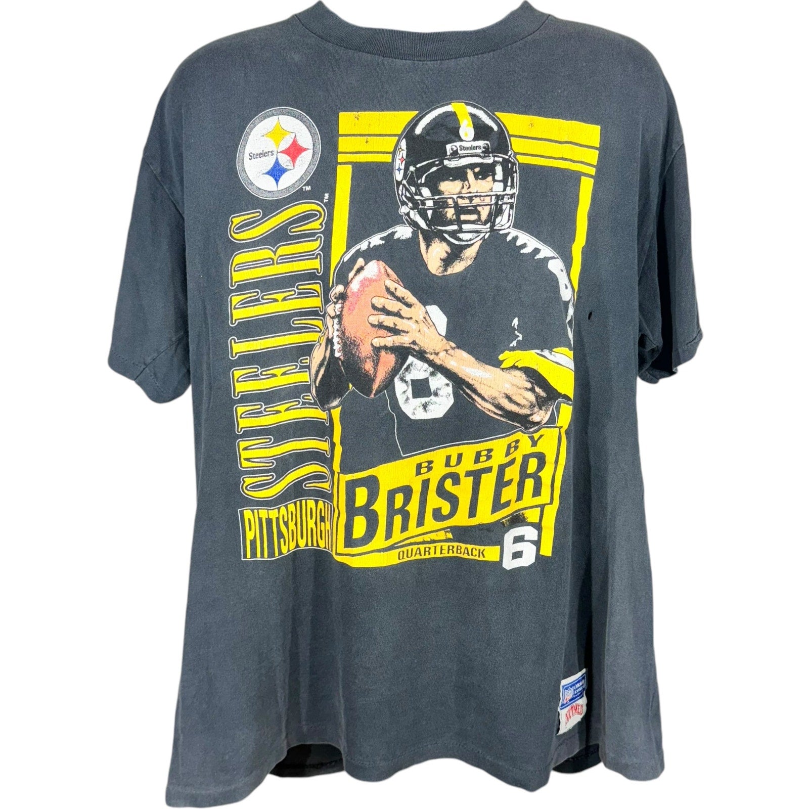 Vintage Nutmeg Pittsburgh Steelers Bubby Brister Tee