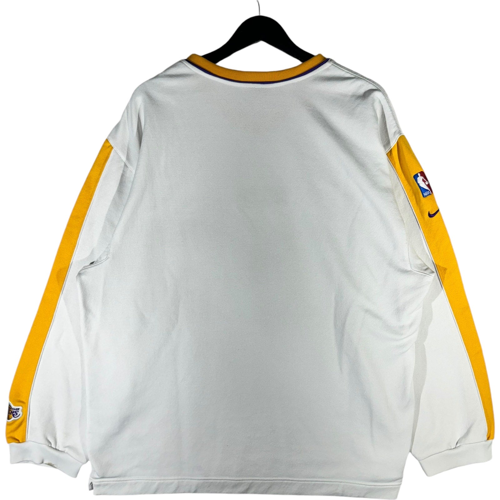 Vintage Nike Los Angeles Lakers Spellout V-Neck Sweatshirt