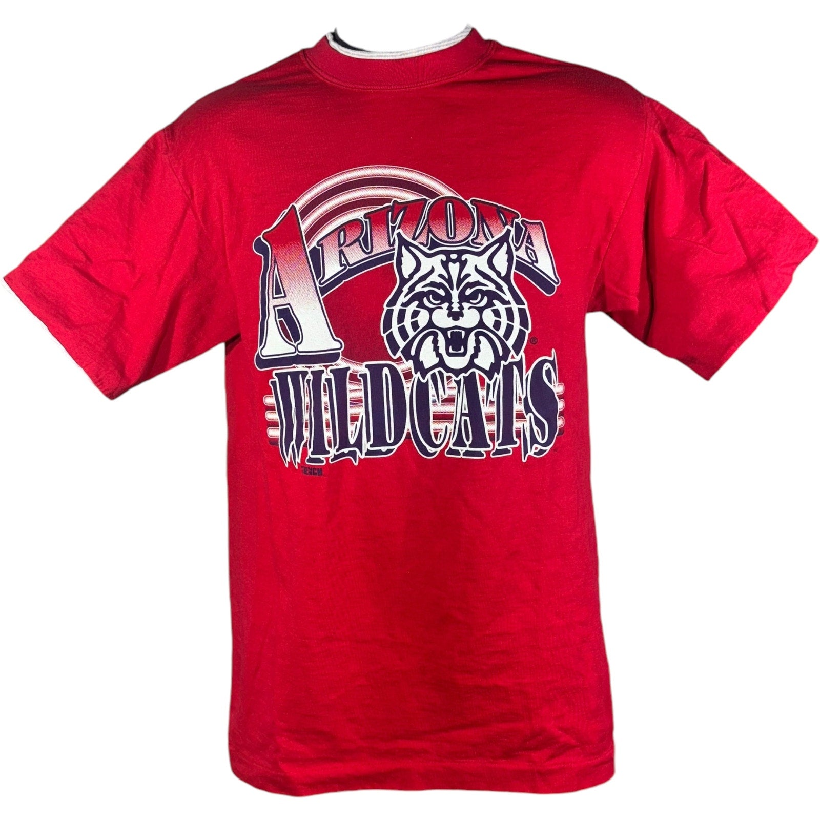 Vintage University Of Arizona Wildcats Spellout Tee 90s