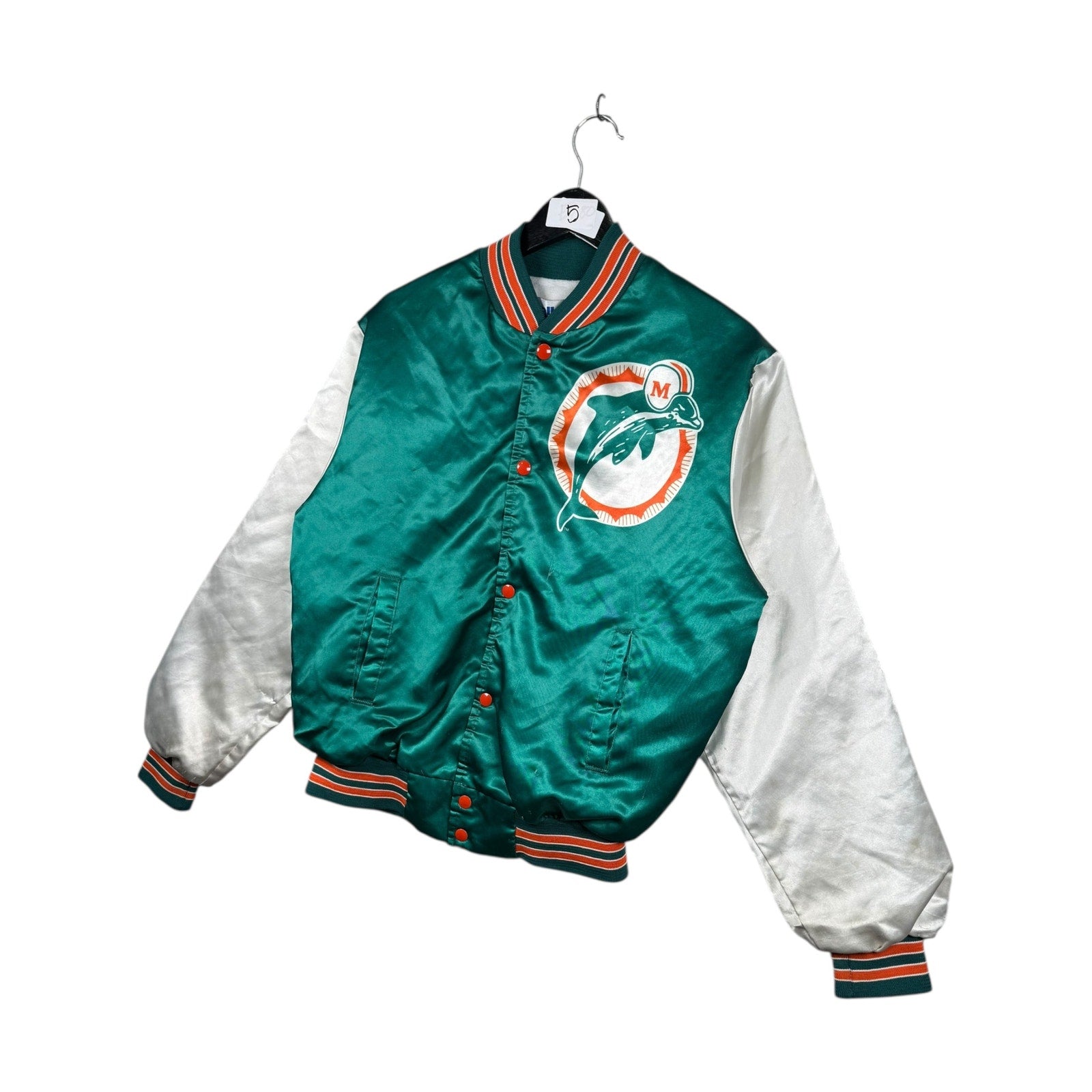 Vintage Miami Dolphins NFL Satin Varsity Jacket