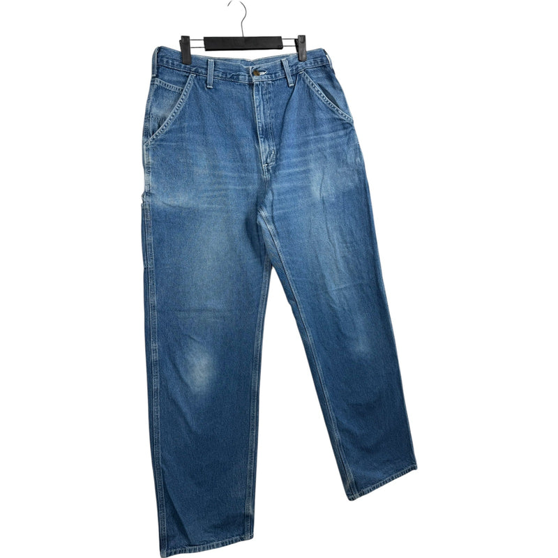 Vintage Carhartt Carpenter Denim Utility Pants 34
