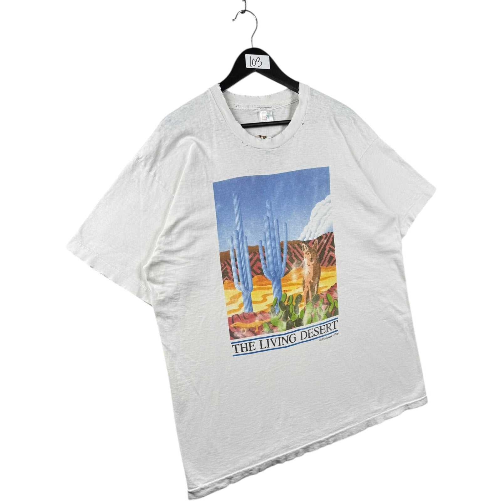 Vintage The Living Desert Nature Graphic T-Shirt