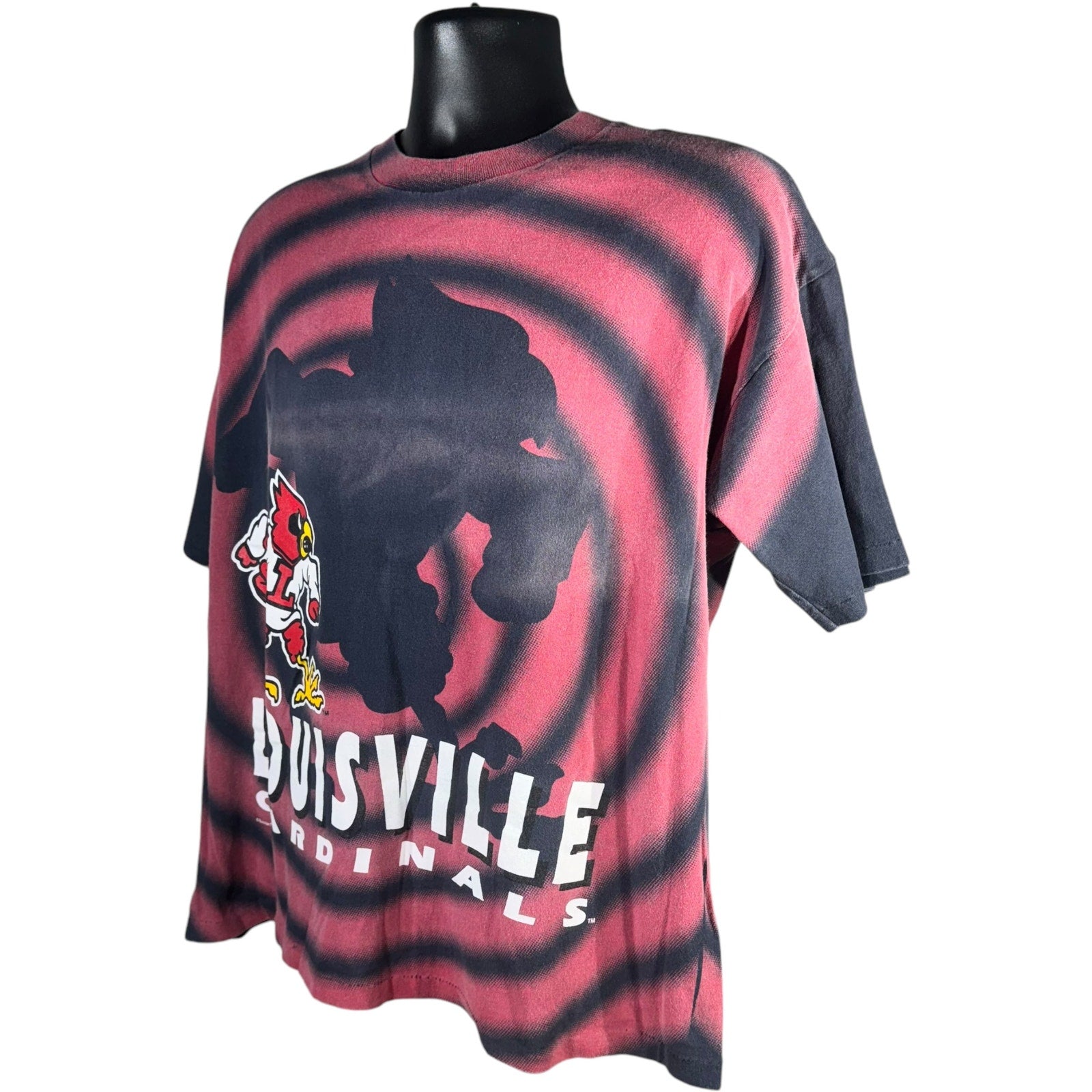 Vintage University of Louisville Cardinals Shadow AOP Tee