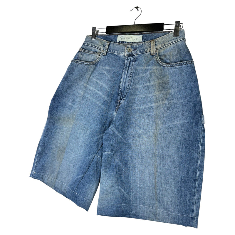 Vintage Denim Cut & Sew Carpenter Shorts 31