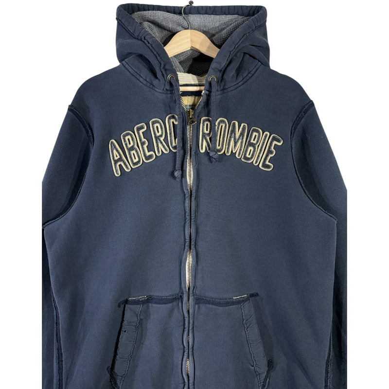 Vintage Abercrombie Full Zip Drawstring Hoodie
