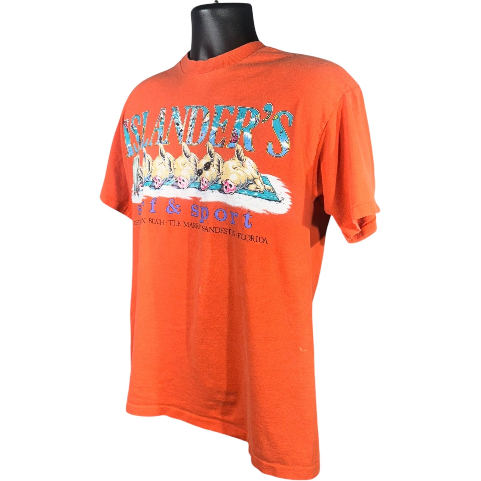 Vintage Islander's Surf and Sport Florida Souvenir Tee 90s