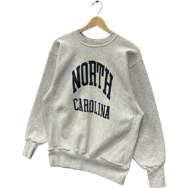 Vintage University Of North Carolina Spellout Crewneck 90s