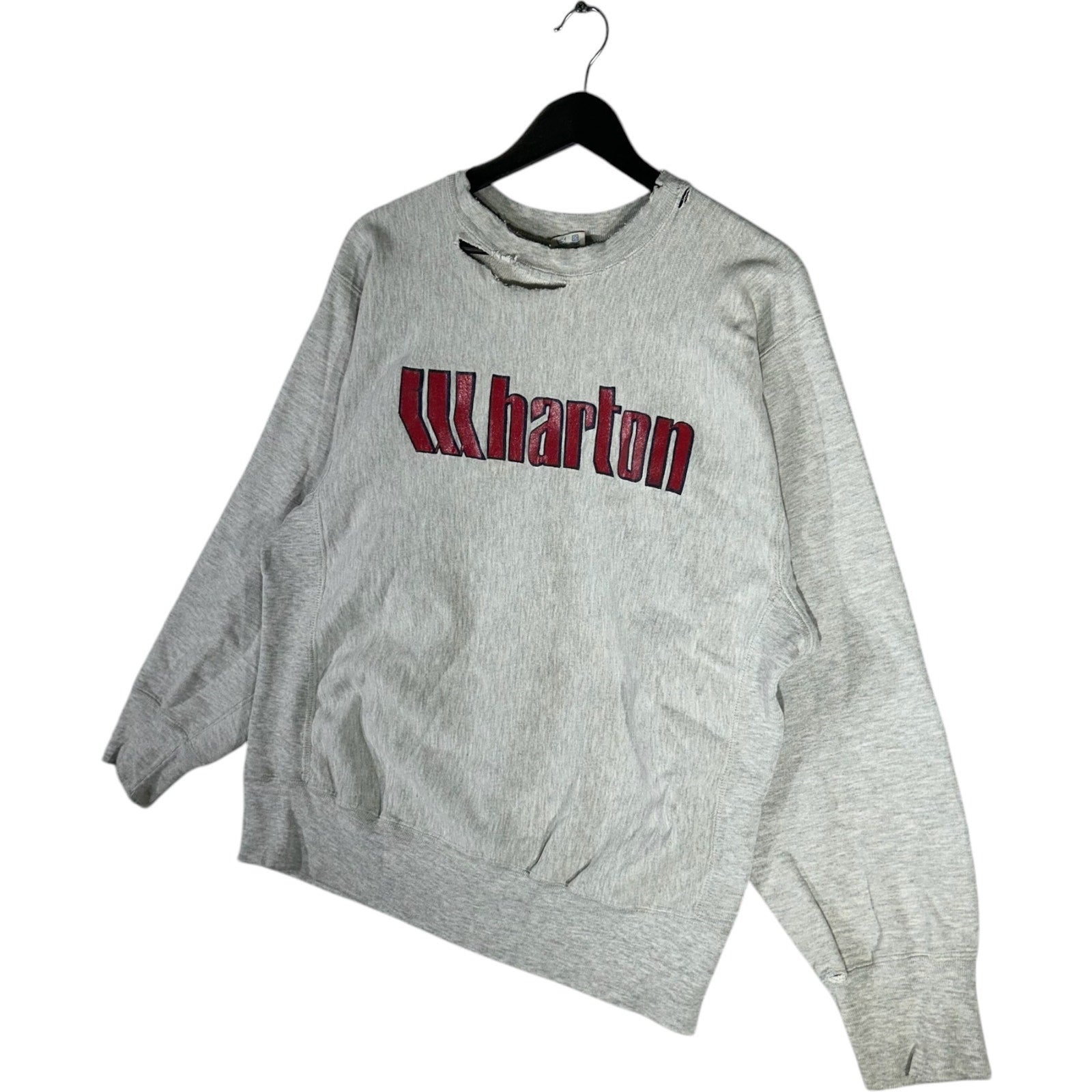 Vintage Champion Reverse Weave Wharton School of Business Crewneck