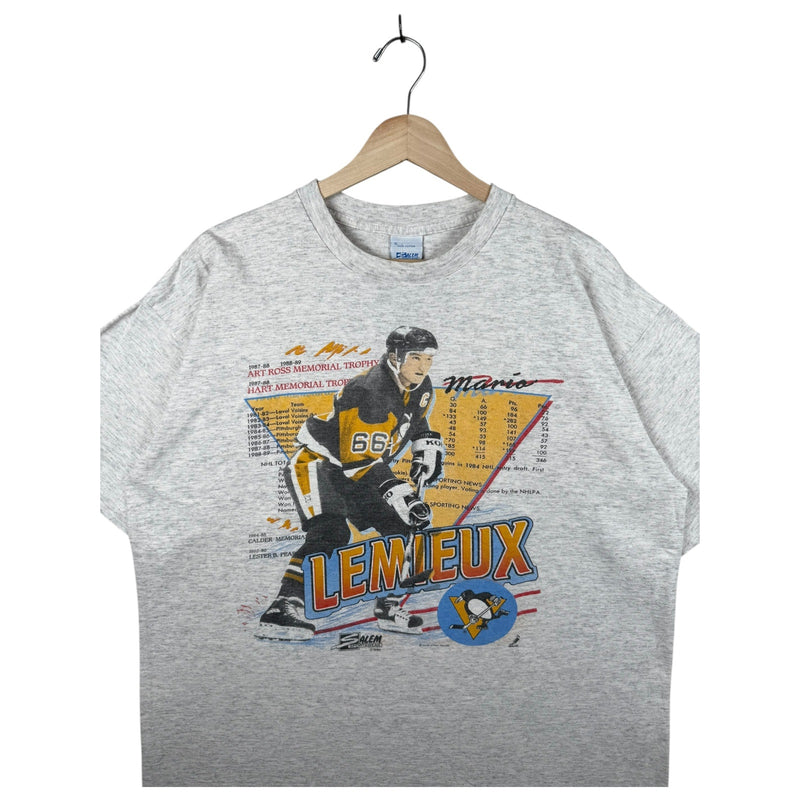 Vintage 90s Mario Lemieux Pittsburgh Penguins NHL T-Shirt
